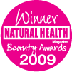 Winner Natural Health Magazine Beauty Awards 2009