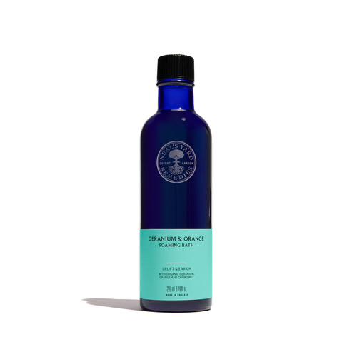 Geranium & Orange Foaming Bath 200ml, Neal's Yard Remedies